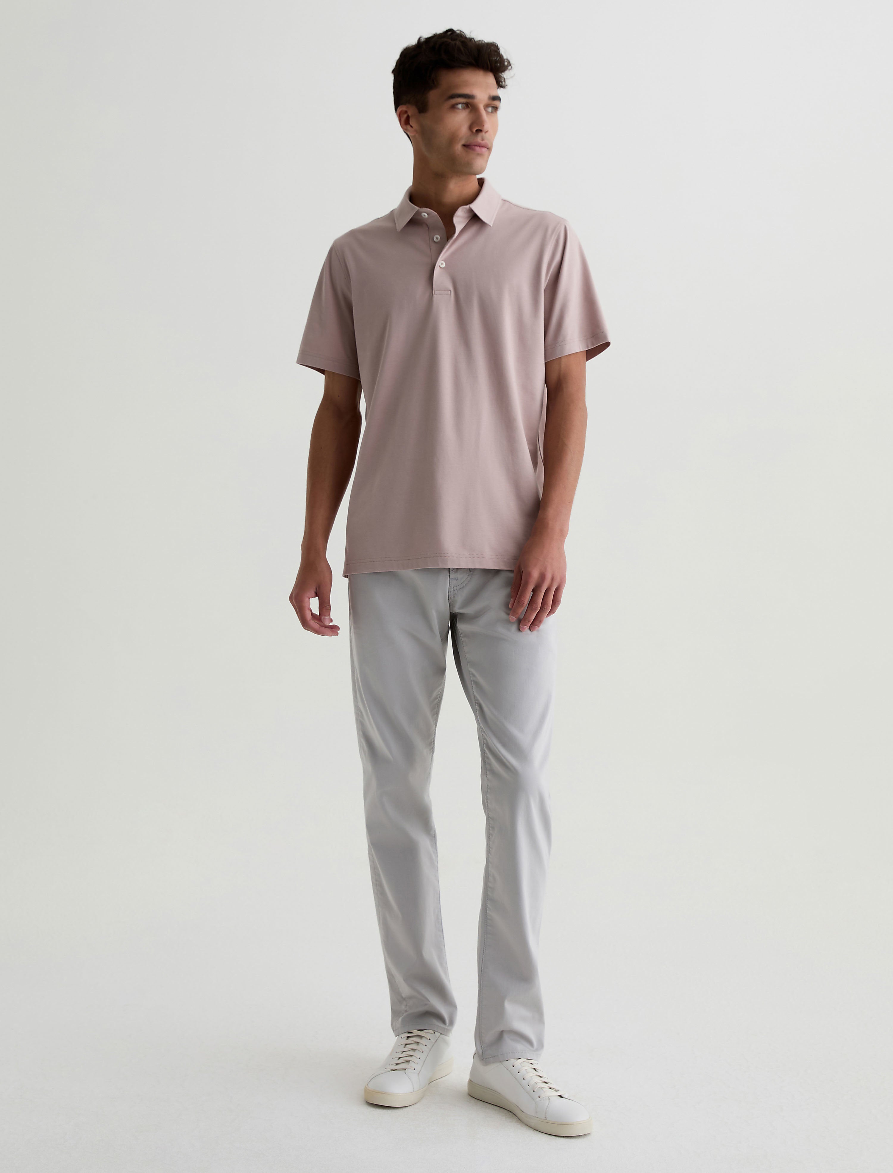 Tellis Commuter Performance Fossil Grey Modern Slim Men Bottom Photo 1