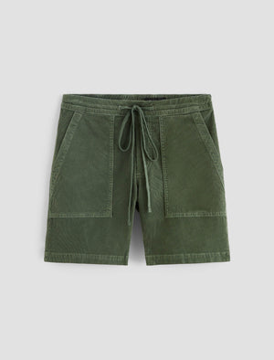 Wells Drawstring Short Sulfur Seaside Sage Relaxed Fatigue Short Men Bottom Photo 9