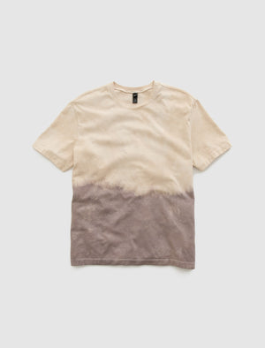 Wesley Crew Natural Dye Grey Multi Earth Day Collection Relaxed T shirt Men Top Photo 9